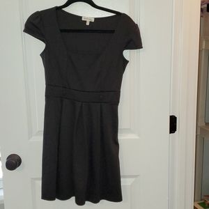 Black square neck dress cap sleeve size small